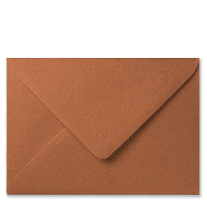 Envelop 11 x 15,6 cm Bronze - Koper metallic