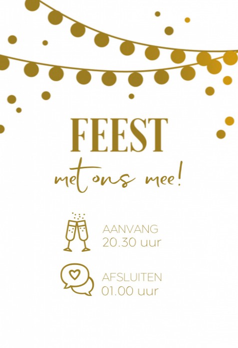 Programmakaart - Feest Festivalllampjes