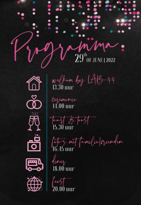 Programmakaart - Let's rock that shhh