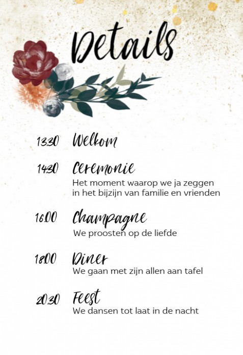 Programmakaart - Rock n roll festival 2