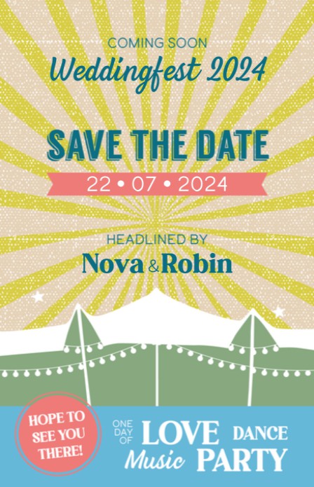 Save The Date - Festival Feesttent Groen