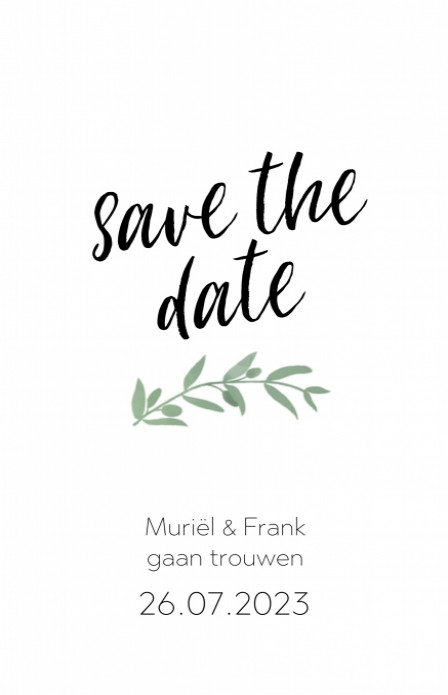 Save the date - Puur Natuur Takjes