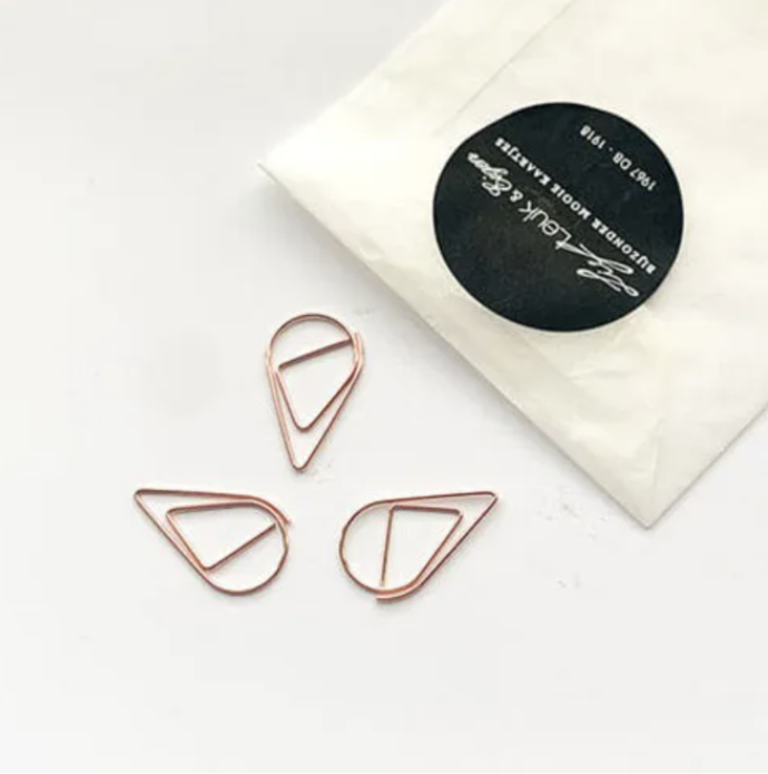 Paperclips druppel - koper