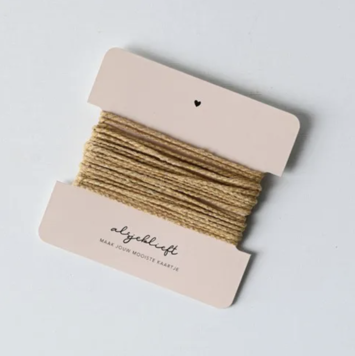 Touw voor je kaart - Naturel