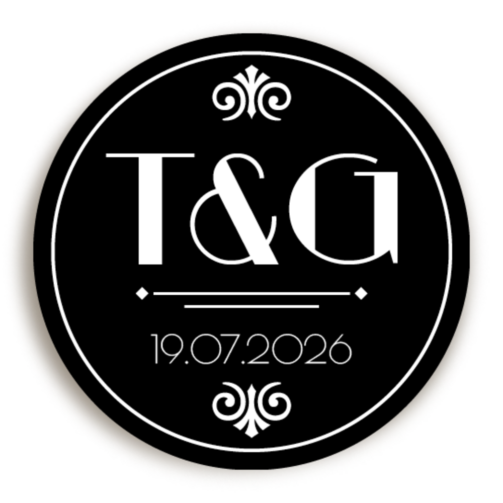 Sluitsticker Peaky Blinders zwart 2