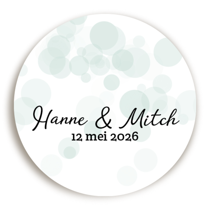 Sluitsticker Festival Wit