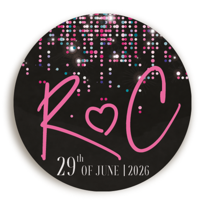 Sluitsticker LET'S ROCK THAT SHHH