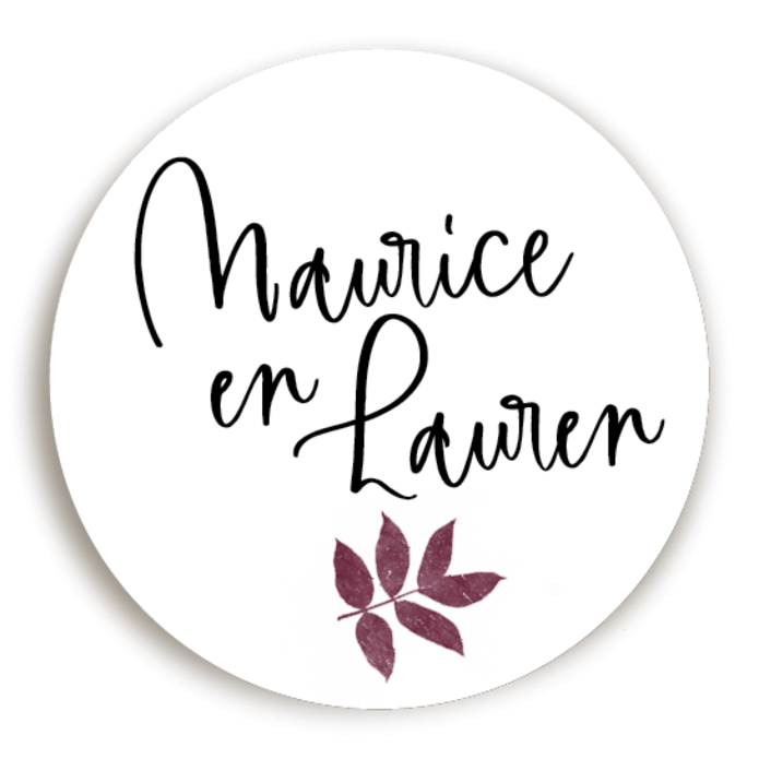 Sluitsticker Bordeaux Blad