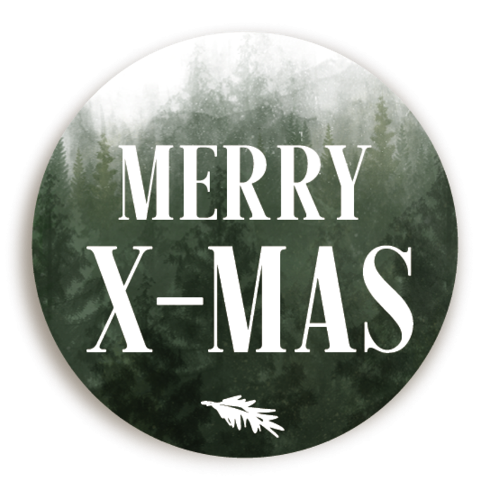 Sticker KERST Forest 1
