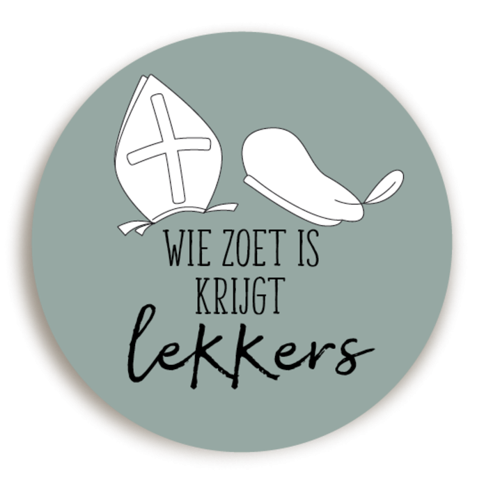 Sticker Sinterklaas Lekkers 3