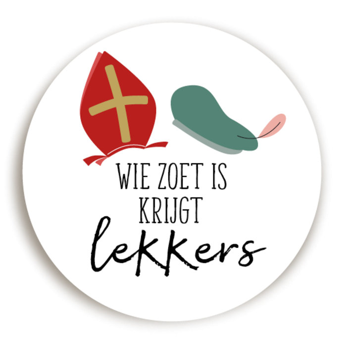 Sticker Sinterklaas Lekkers 6
