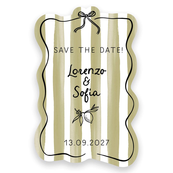 VORM Save the date - Streep Groen Italy