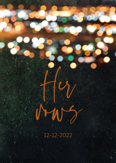 Trouwgelofte omslag - Dark Festival - Her Vows