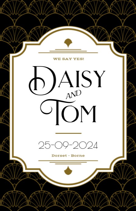 Trouwkaart - The Great Gatsby 2