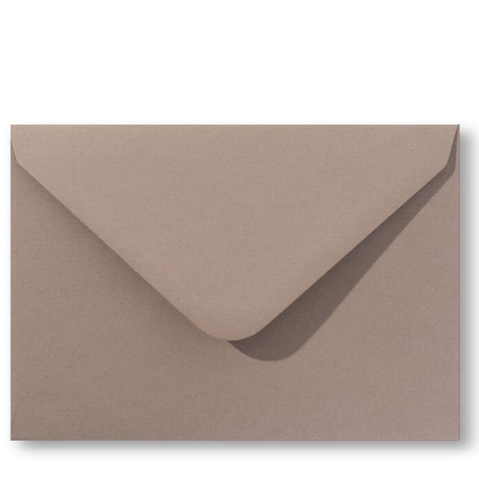 Envelop 12 x 18 cm Vintage Zandbruin