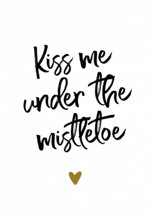 Winter Miniposter Kiss Me