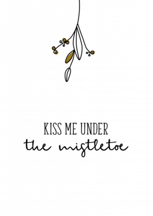 Winter Miniposter Mistletoe